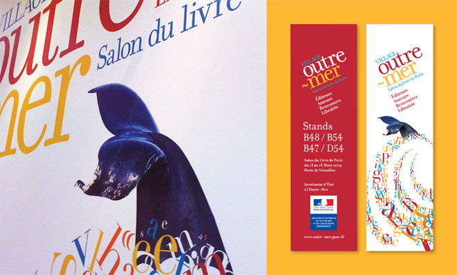 Village-Outre-Mer affiche - Salon du livre de Paris