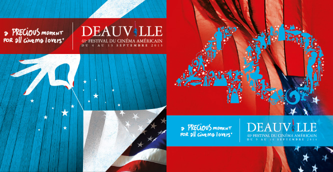 Affiche du Festival du Cinéma Americain de Deauville 2014 - 2015