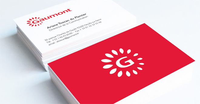 Création logo Gaumont - Cartes de visite