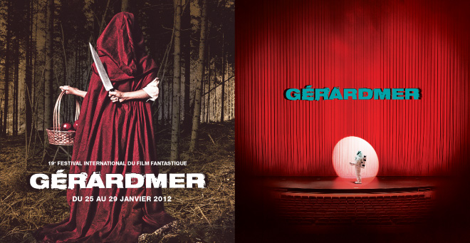 Création affiche 2010 - 2012 du Festival du Film Fantastique de Gerardmer